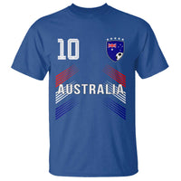 Australia Soccer Sports Graphic Number 10 Jersey Style T Shirt Proud Australian Football Fans Game Day Pride