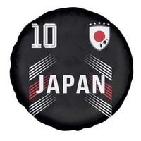 Japan Soccer Sports Graphic Number 10 Jersey Style Spare Tire Cover Proud Japanese Football Fans Game Day Pride