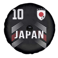 Japan Soccer Sports Graphic Number 10 Jersey Style Spare Tire Cover Proud Japanese Football Fans Game Day Pride