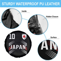 Japan Soccer Sports Graphic Number 10 Jersey Style Spare Tire Cover Proud Japanese Football Fans Game Day Pride