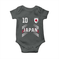 Japan Soccer Sports Graphic Number 10 Jersey Style Baby Onesie Proud Japanese Football Fans Game Day Pride