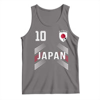 Japan Soccer Sports Graphic Number 10 Jersey Style Tank Top Proud Japanese Football Fans Game Day Pride