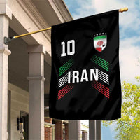 Iran Soccer Sports Graphic Number 10 Jersey Style Garden Flag Proud Iranian Football Fans Game Day Pride