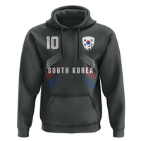 South Korea Soccer Sports Graphic Number 10 Jersey Style Hoodie Proud Korean Football Fans Game Day Pride