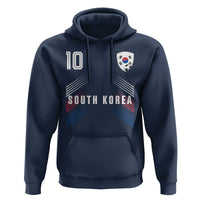 South Korea Soccer Sports Graphic Number 10 Jersey Style Hoodie Proud Korean Football Fans Game Day Pride