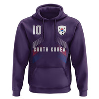 South Korea Soccer Sports Graphic Number 10 Jersey Style Hoodie Proud Korean Football Fans Game Day Pride