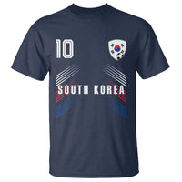 South Korea Soccer Sports Graphic Number 10 Jersey Style T Shirt Proud Korean Football Fans Game Day Pride