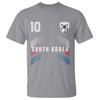 South Korea Soccer Sports Graphic Number 10 Jersey Style T Shirt Proud Korean Football Fans Game Day Pride