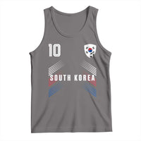 South Korea Soccer Sports Graphic Number 10 Jersey Style Tank Top Proud Korean Football Fans Game Day Pride