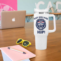 Hup Holland Hup Lion Netherlands Flag Tumbler With Handle Nederlands Dutch Pride Soccer Fans