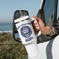 Hup Holland Hup Lion Netherlands Flag Tumbler With Handle Nederlands Dutch Pride Soccer Fans