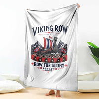 Viking Row Ro Ro Norway Norge Norwegian Flag Throw Blanket Row For Glory Norway Together As One Retro Football Fans