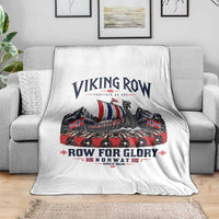 Viking Row Ro Ro Norway Norge Norwegian Flag Throw Blanket Row For Glory Norway Together As One Retro Football Fans