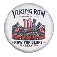 Viking Row Ro Ro Norway Norge Norwegian Flag Spare Tire Cover Row For Glory Norway Together As One Retro Football Fans