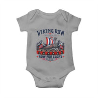 Viking Row Ro Ro Norway Norge Norwegian Flag Baby Onesie Row For Glory Norway Together As One Retro Football Fans