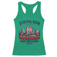 Viking Row Ro Ro Norway Norge Norwegian Flag Racerback Tank Top Row For Glory Norway Together As One Retro Football Fans