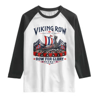 Viking Row Ro Ro Norway Norge Norwegian Flag Raglan Shirt Row For Glory Norway Together As One Retro Football Fans