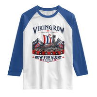 Viking Row Ro Ro Norway Norge Norwegian Flag Raglan Shirt Row For Glory Norway Together As One Retro Football Fans