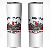Viking Row Ro Ro Norway Norge Norwegian Flag Skinny Tumbler Row For Glory Norway Together As One Retro Football Fans