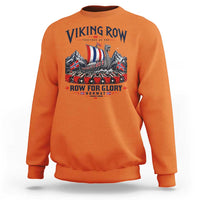 Viking Row Ro Ro Norway Norge Norwegian Flag Sweatshirt Row For Glory Norway Together As One Retro Football Fans