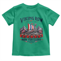 Viking Row Ro Ro Norway Norge Norwegian Flag Toddler T Shirt Row For Glory Norway Together As One Retro Football Fans