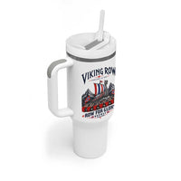 Viking Row Ro Ro Norway Norge Norwegian Flag Tumbler With Handle Row For Glory Norway Together As One Retro Football Fans
