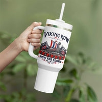 Viking Row Ro Ro Norway Norge Norwegian Flag Tumbler With Handle Row For Glory Norway Together As One Retro Football Fans