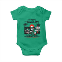 Proud Member Of Too Old To Care Boomer Club Retired Baby Onesie Funny Retirement The Last Generation Beach Sunset Vacation