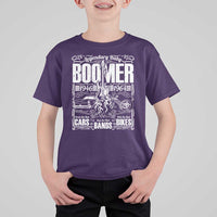 Legendary Baby Boomer Generation 1946 to 1964 T Shirt For Kid Vintage Rocker Classic Cars And Bikes Graphic