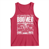 Legendary Baby Boomer Generation 1946 to 1964 Tank Top Vintage Rocker Classic Cars And Bikes Graphic
