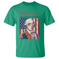 Funny George Washington Revolutionary Patriotic T Shirt Feeling Cute Might Start A Revolution Later