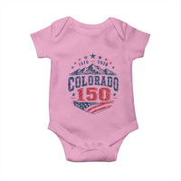 Colorado Rocky Mountains 150th Anniversary Baby Onesie Sesquicentennial 1876 2026 Patriotic Graphic