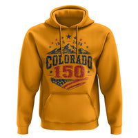 Colorado Rocky Mountains 150th Anniversary Hoodie Sesquicentennial 1876 2026 Patriotic Graphic