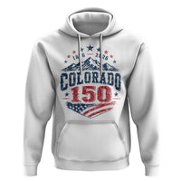 Colorado Rocky Mountains 150th Anniversary Hoodie Sesquicentennial 1876 2026 Patriotic Graphic