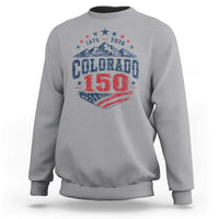 Colorado Rocky Mountains 150th Anniversary Sweatshirt Sesquicentennial 1876 2026 Patriotic Graphic