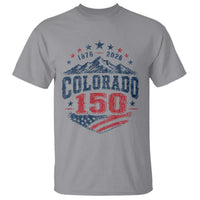 Colorado Rocky Mountains 150th Anniversary T Shirt Sesquicentennial 1876 2026 Patriotic Graphic