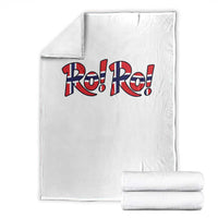 Funny Norway Flag Ro Ro Typography Graphic Throw Blanket Norge Norwegian Flag Football Fans