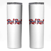 Funny Norway Flag Ro Ro Typography Graphic Skinny Tumbler Norge Norwegian Flag Football Fans