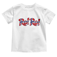 Funny Norway Flag Ro Ro Typography Graphic Toddler T Shirt Norge Norwegian Flag Football Fans