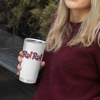 Funny Norway Flag Ro Ro Typography Graphic Tumbler Cup Norge Norwegian Flag Football Fans