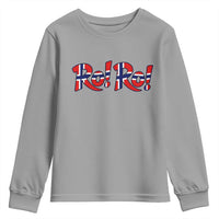 Funny Norway Flag Ro Ro Typography Graphic Youth Sweatshirt Norge Norwegian Flag Football Fans