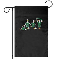 Funny Mexico Merlin the Duck Playing Soccer Graphic Garden Flag Mexican Spirit Football Fans Cheer