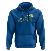 Funny Mexico Merlin the Duck Playing Soccer Graphic Hoodie Mexican Spirit Football Fans Cheer
