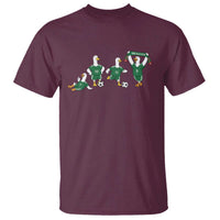 Funny Mexico Merlin the Duck Playing Soccer Graphic T Shirt Mexican Spirit Football Fans Cheer