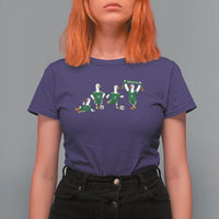 Funny Mexico Merlin the Duck Playing Soccer Graphic T Shirt For Women Mexican Spirit Football Fans Cheer