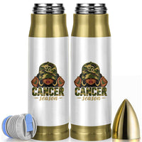 Zodiac Queen Cancer Season Retro Camo Camouflage Graphic Bullet Tumbler June July Horoscope Birthday Gift Melanin Women