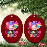 Squish Squad Kawaii Glitter Dumpling and Candy Graphic Ceramic Ornament Cute Gummy Bear Popsicle