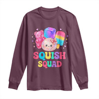 Squish Squad Kawaii Glitter Dumpling and Candy Graphic Long Sleeve Shirt Cute Gummy Bear Popsicle
