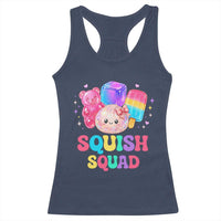 Squish Squad Kawaii Glitter Dumpling and Candy Graphic Racerback Tank Top Cute Gummy Bear Popsicle