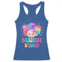 Squish Squad Kawaii Glitter Dumpling and Candy Graphic Racerback Tank Top Cute Gummy Bear Popsicle